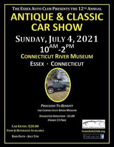 12th Annual Antique and Classic Car Show @ Connecticut River Museum | Essex | Connecticut | United States