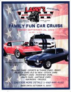 8th Annual Family Fun Car Cruise @ Larrys Auto Machine | Groton | Connecticut | United States