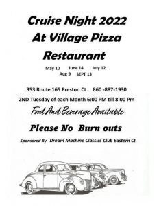 Cruise Night 2022 At Village Pizza @ Village Pizza Restaurant | Preston | Connecticut | United States