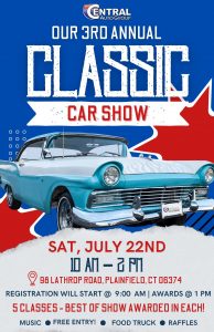 3rd Annual Classic Car Show @ Central Auto Group | Plainfield | Connecticut | United States