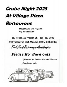 Village Pizza Cruise Night @ Village Pizza Restaurant | Preston | Connecticut | United States