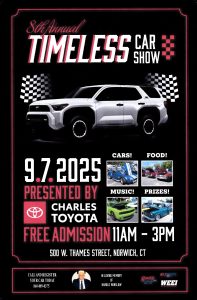 8th Annual Timeless Car Show @ Charles Toyota | Norwich | Connecticut | United States