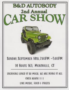 B&D Autobody 2nd Annual Car Show @ B&D Auto Body | Montville | Connecticut | United States